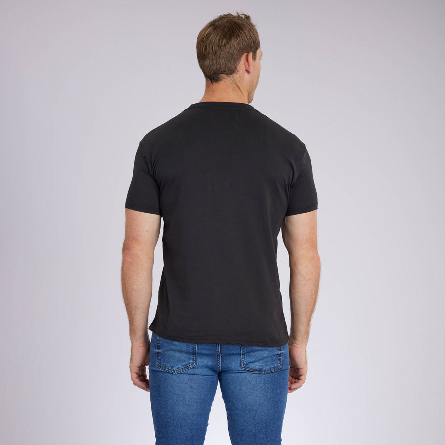 Black Premium Crew Neck Tee