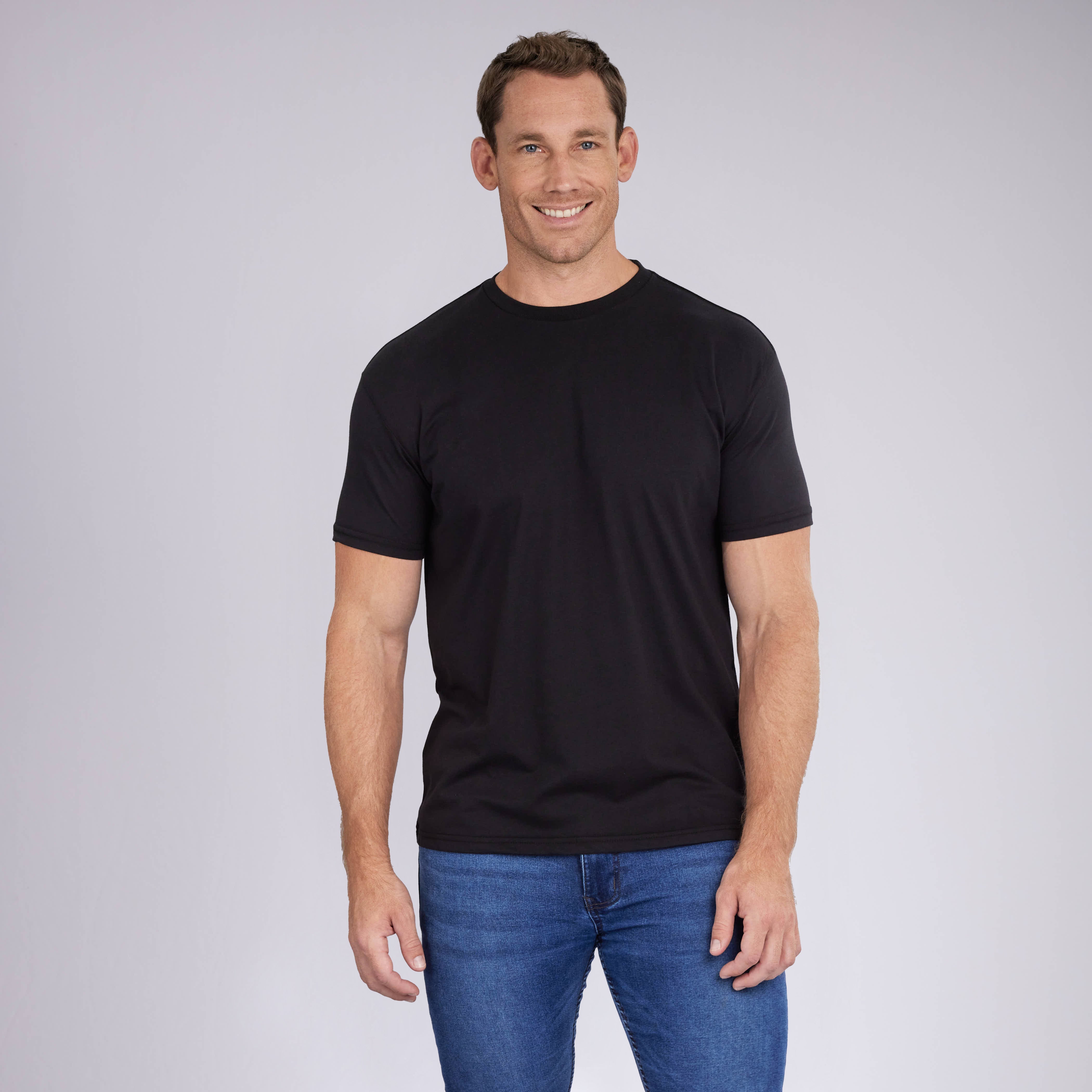 Black Signature Crew Neck Tees 3-Pack