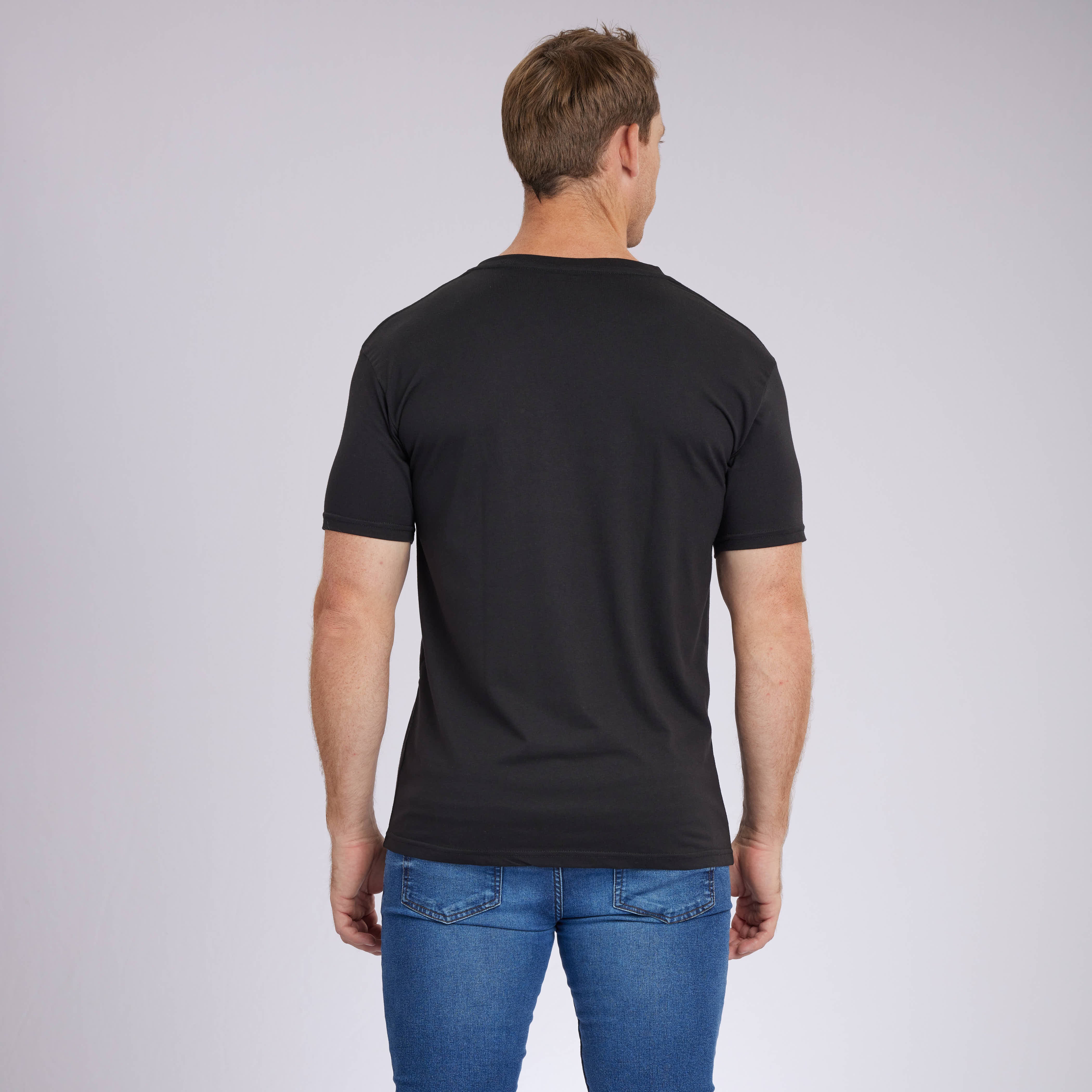 Black Signature V-Neck Tees 6-Pack