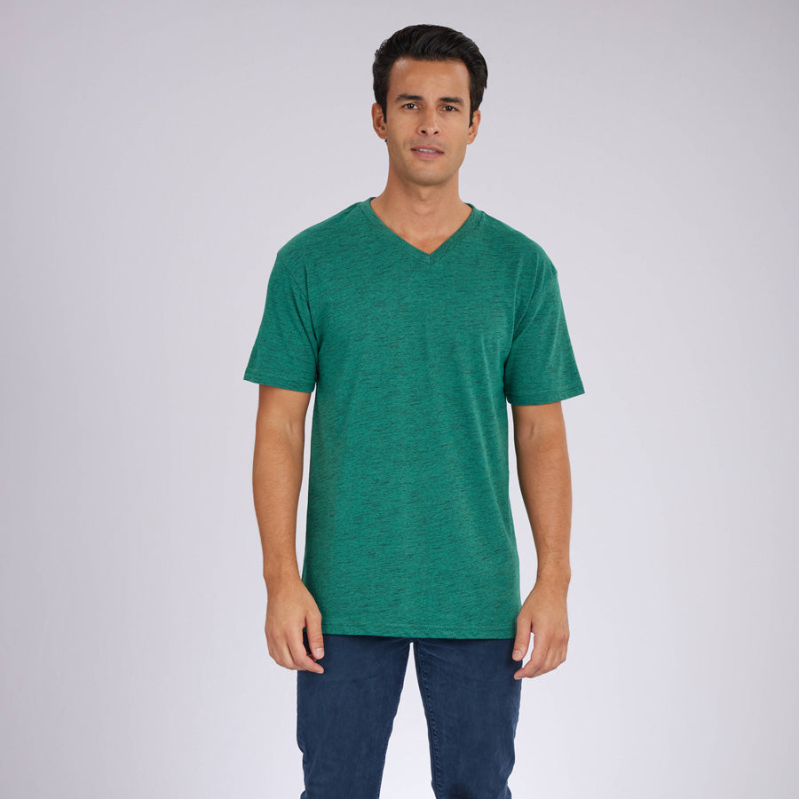 Carbon Green Signature V-Neck Tee