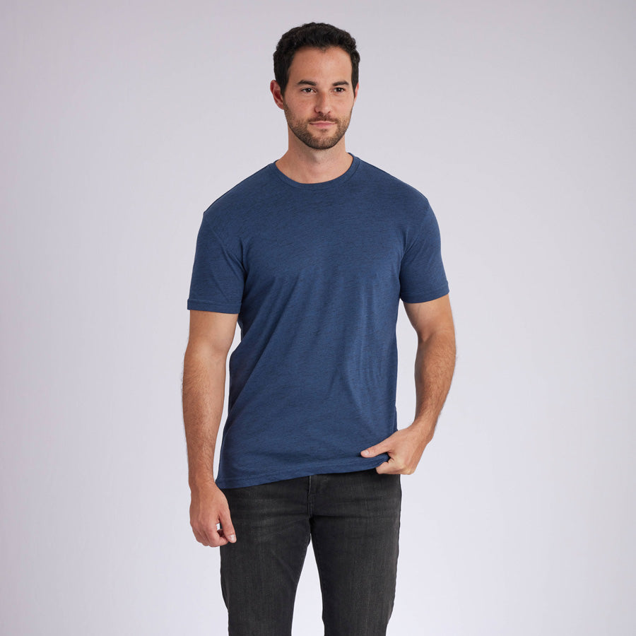 Carbon Navy Signature Crew Neck Tee