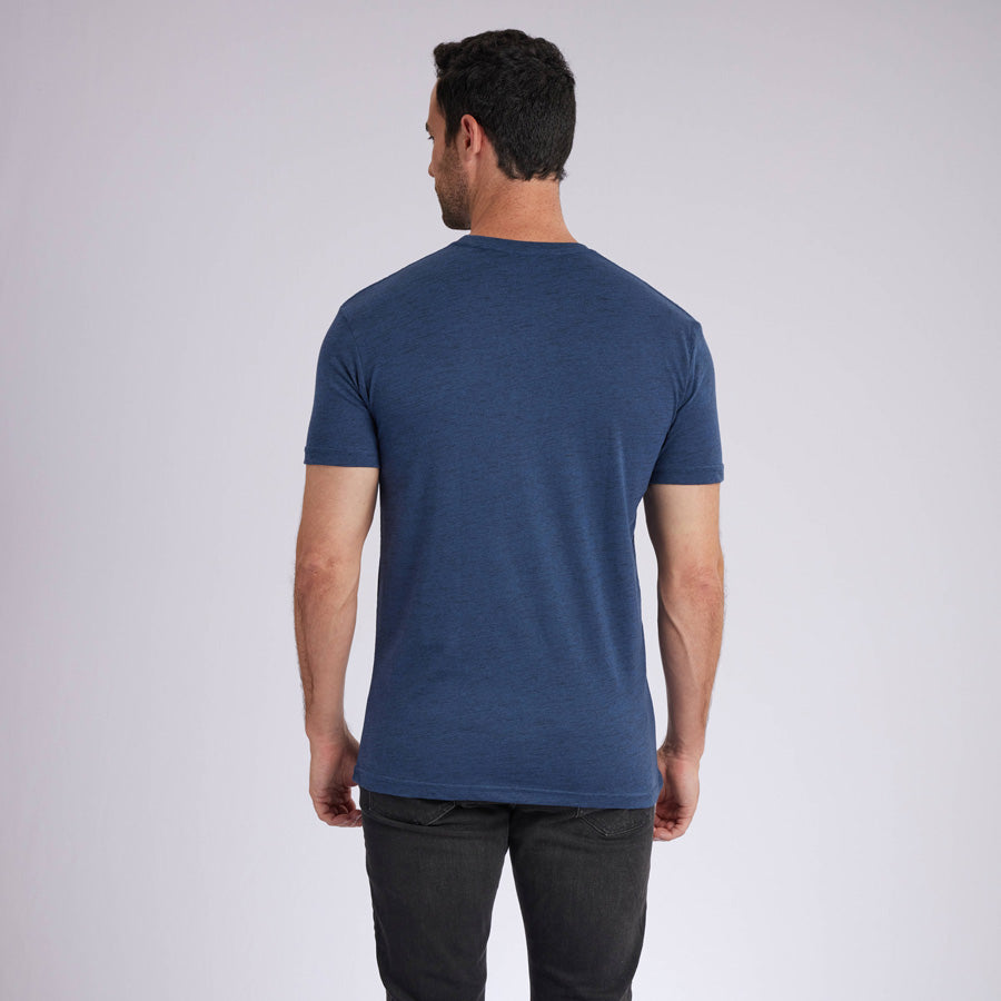 Carbon Navy Signature Crew Neck Tee