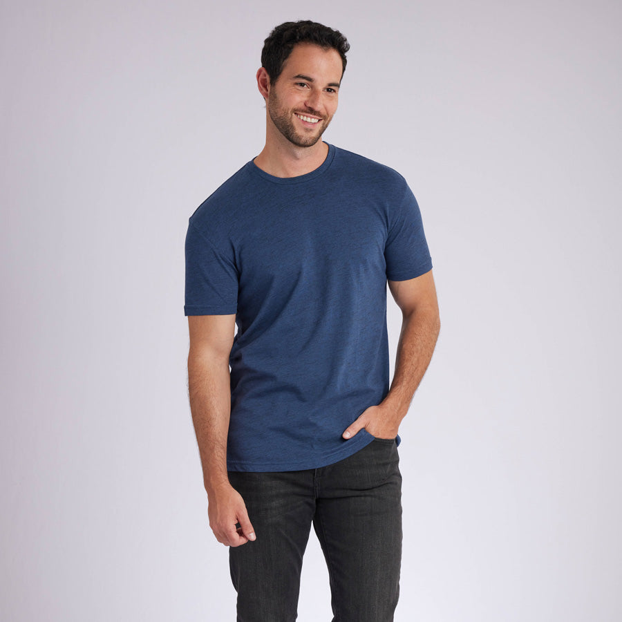 Carbon Navy Signature Crew Neck Tee