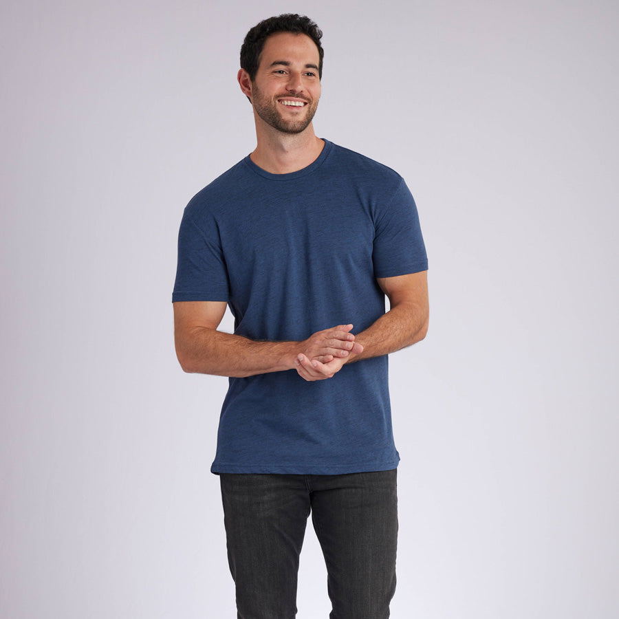 Carbon Navy Signature Crew Neck Tee