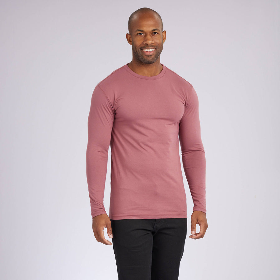 Clay Signature Long Sleeves Crew Neck Tee