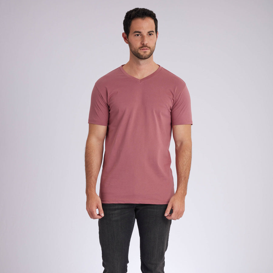 Clay Signature V-Neck Tee