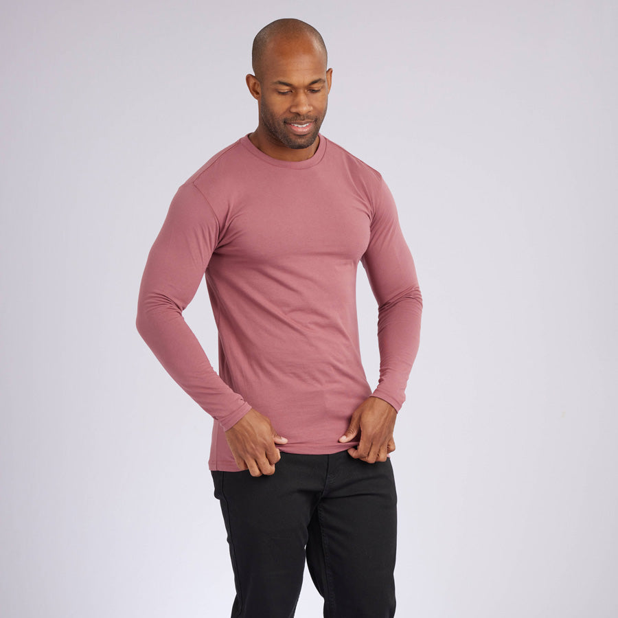 Clay Signature Long Sleeves Crew Neck Tee