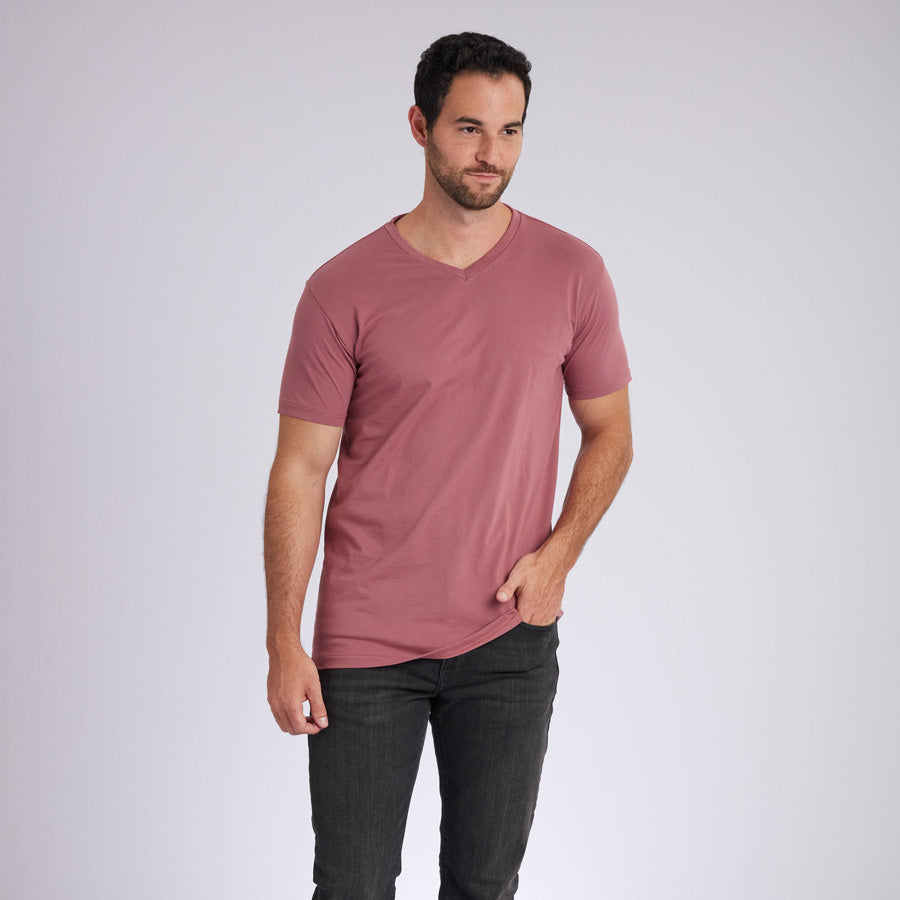 Clay Signature V-Neck Tee