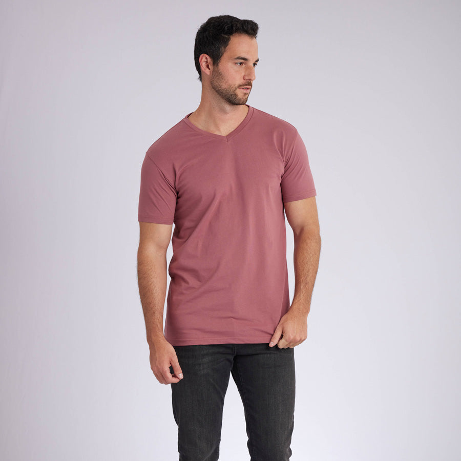 Clay Signature V-Neck Tee