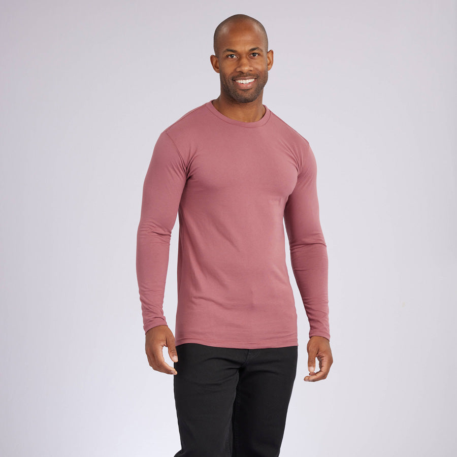 Clay Signature Long Sleeves Crew Neck Tee