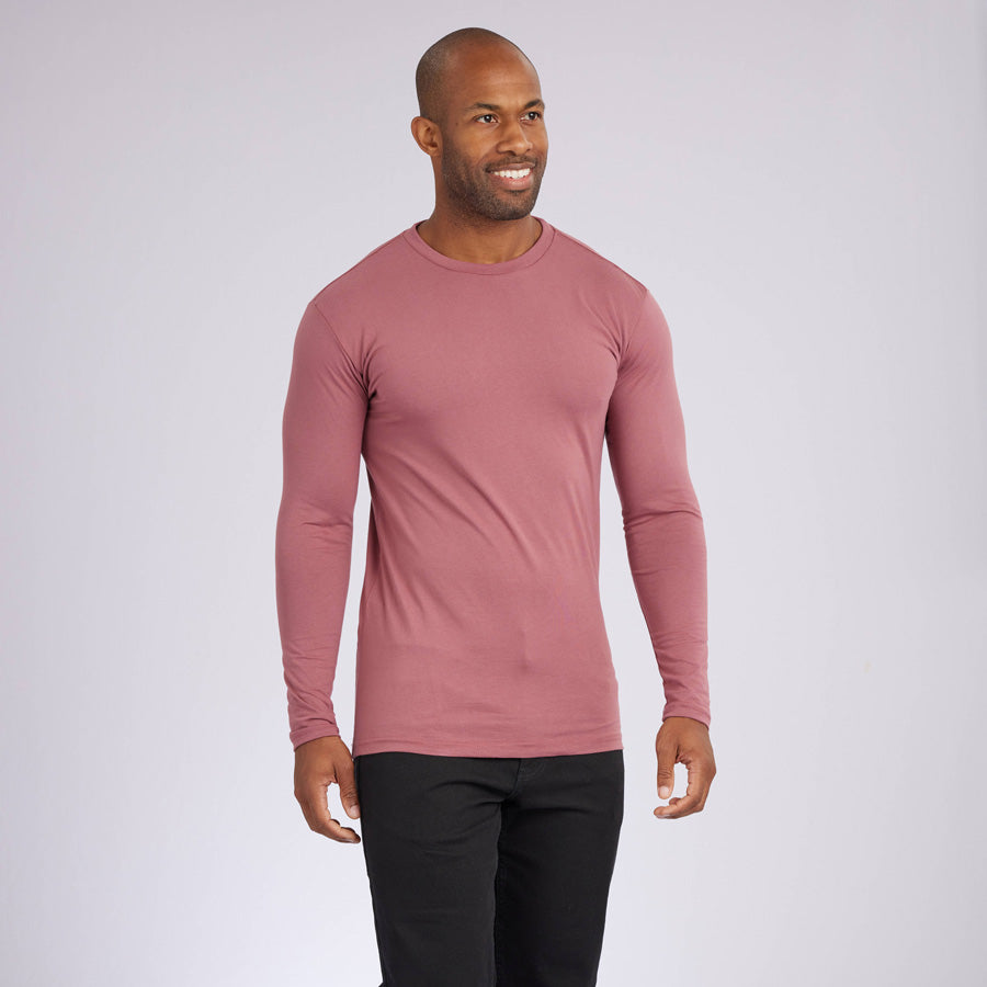 Clay Signature Long Sleeves Crew Neck Tee