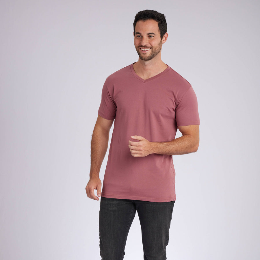 Clay Signature V-Neck Tee