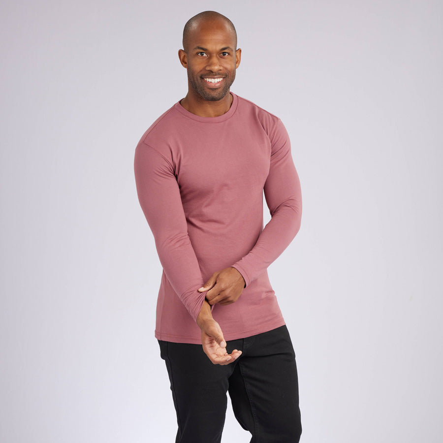 Clay Signature Long Sleeves Crew Neck Tee