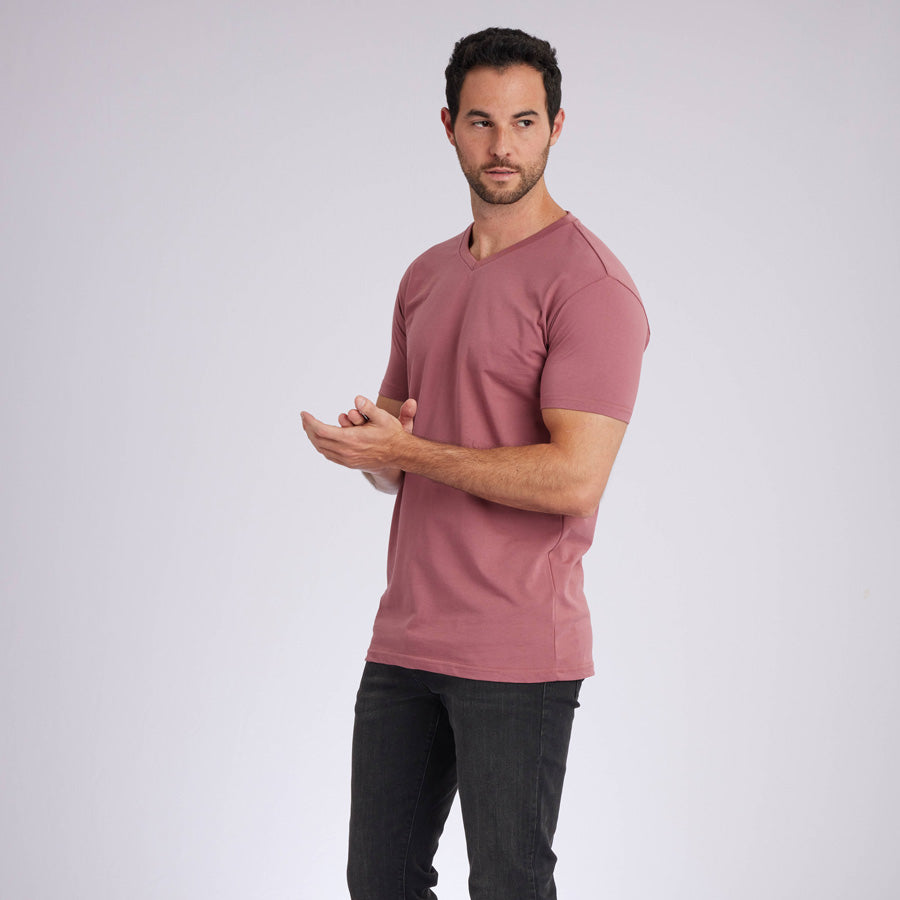 Clay Signature V-Neck Tee