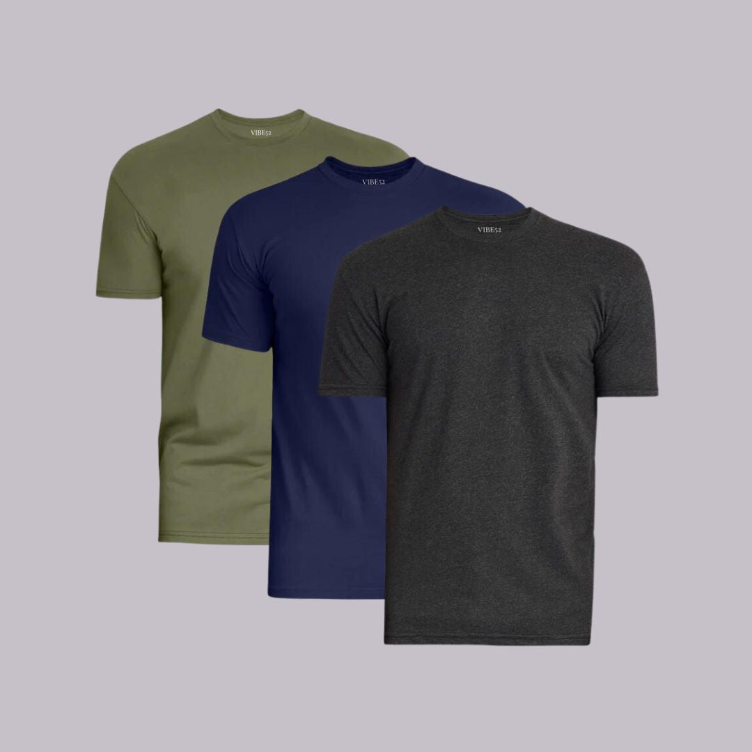 Cool Shades Signature Crew Neck Tees 3-Pack