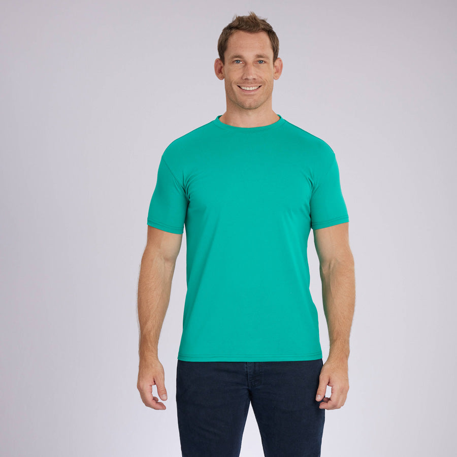 Green Signature Crew Neck Tee