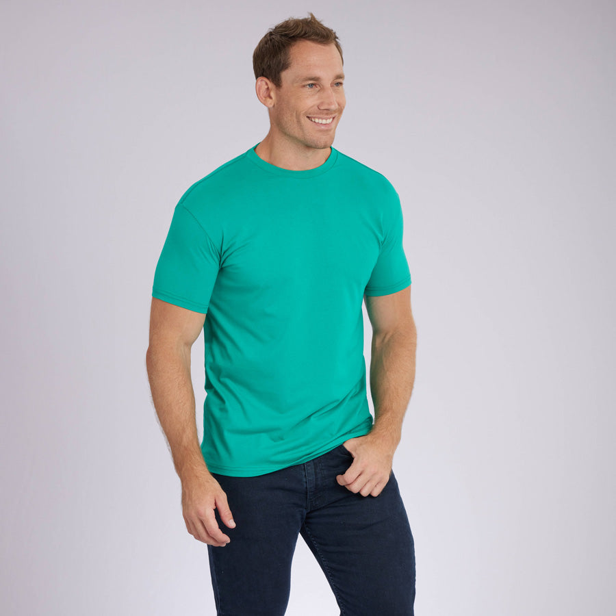 Green Signature Crew Neck Tee