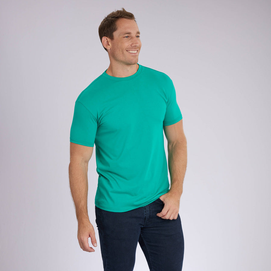 Green Signature Crew Neck Tee