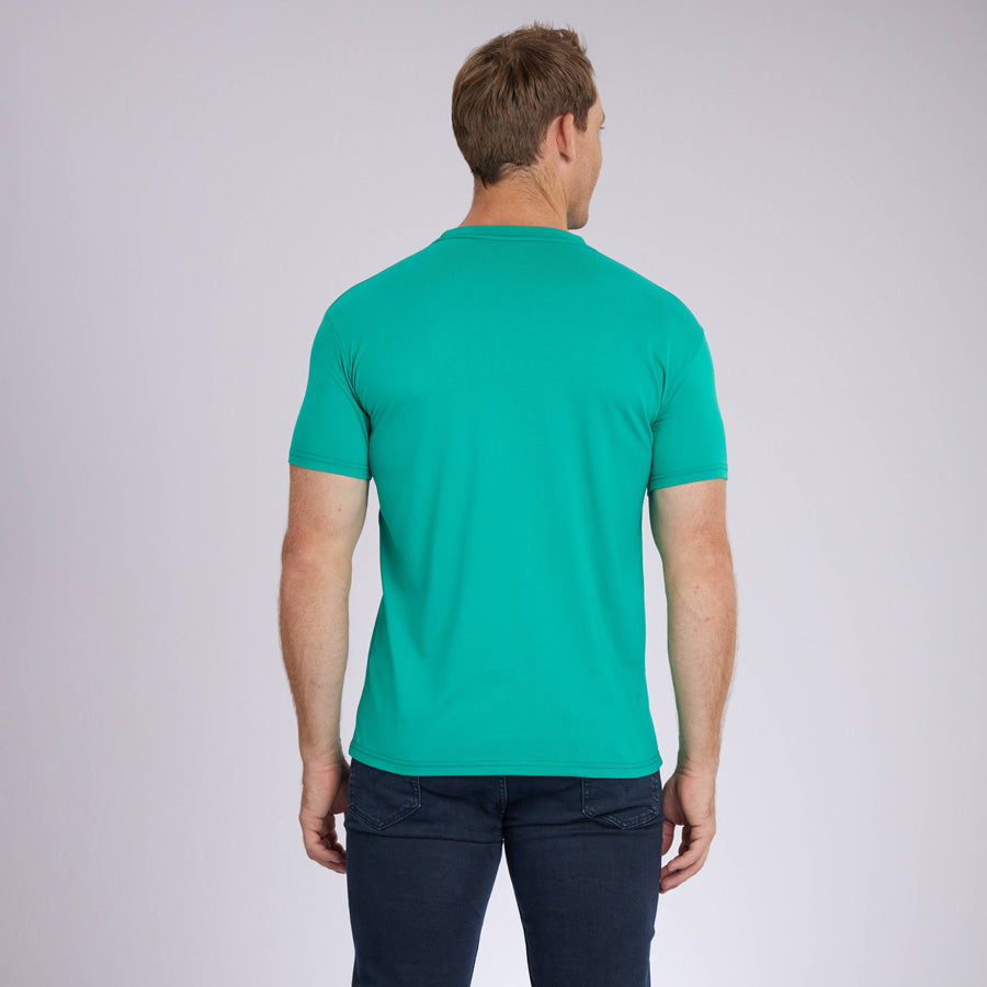 Green Signature Crew Neck Tee