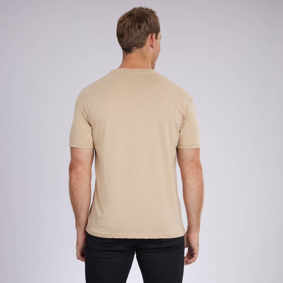 Heather Camel Signature V-Neck Tee