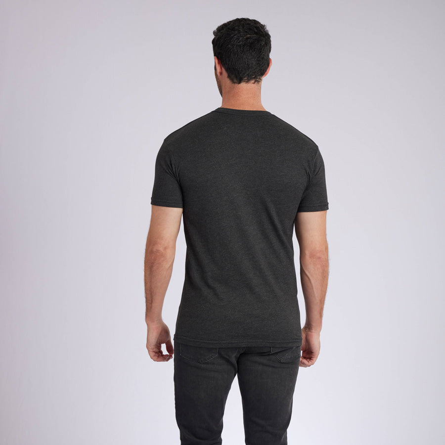 Heather Charcoal Signature Crew Neck Tee