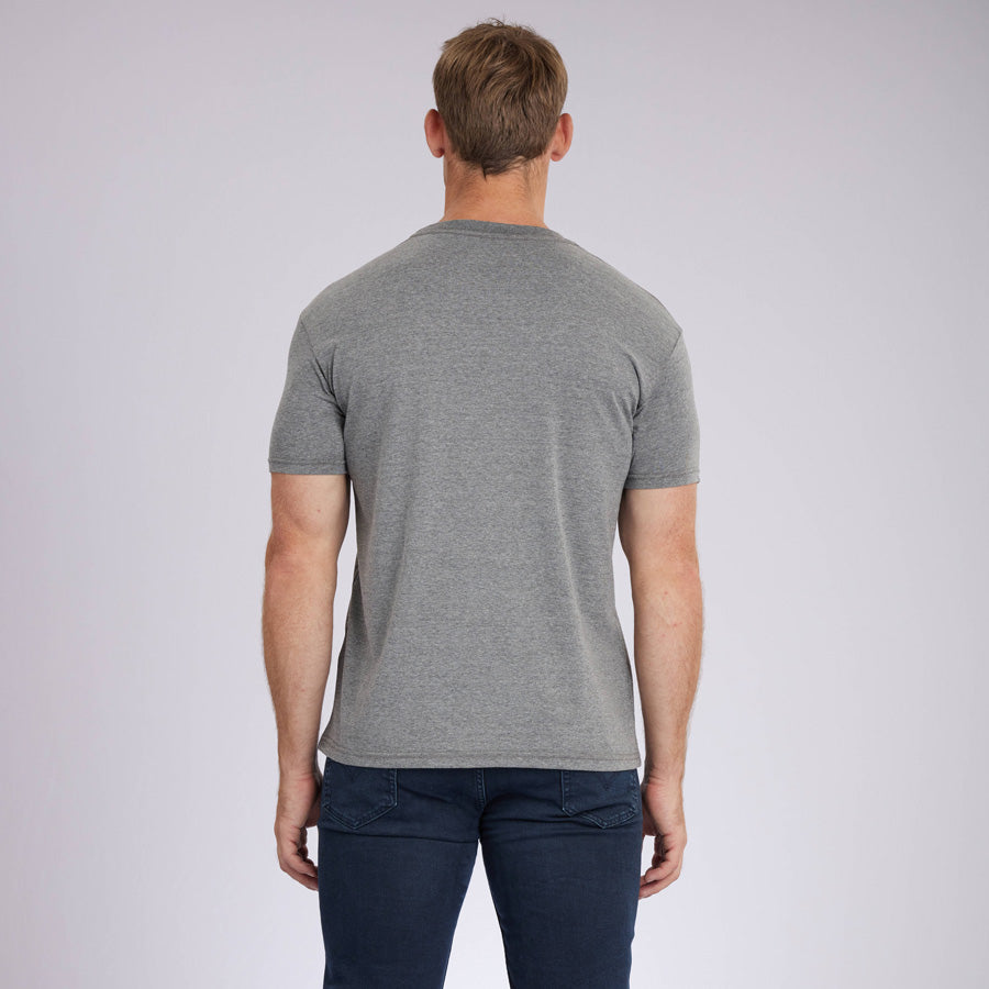 Heather Grey Signature Crew Neck Tee