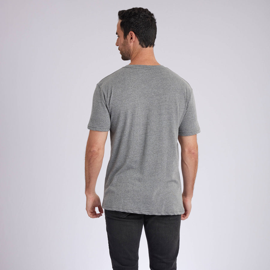 Heather Grey Signature V-Neck Tee