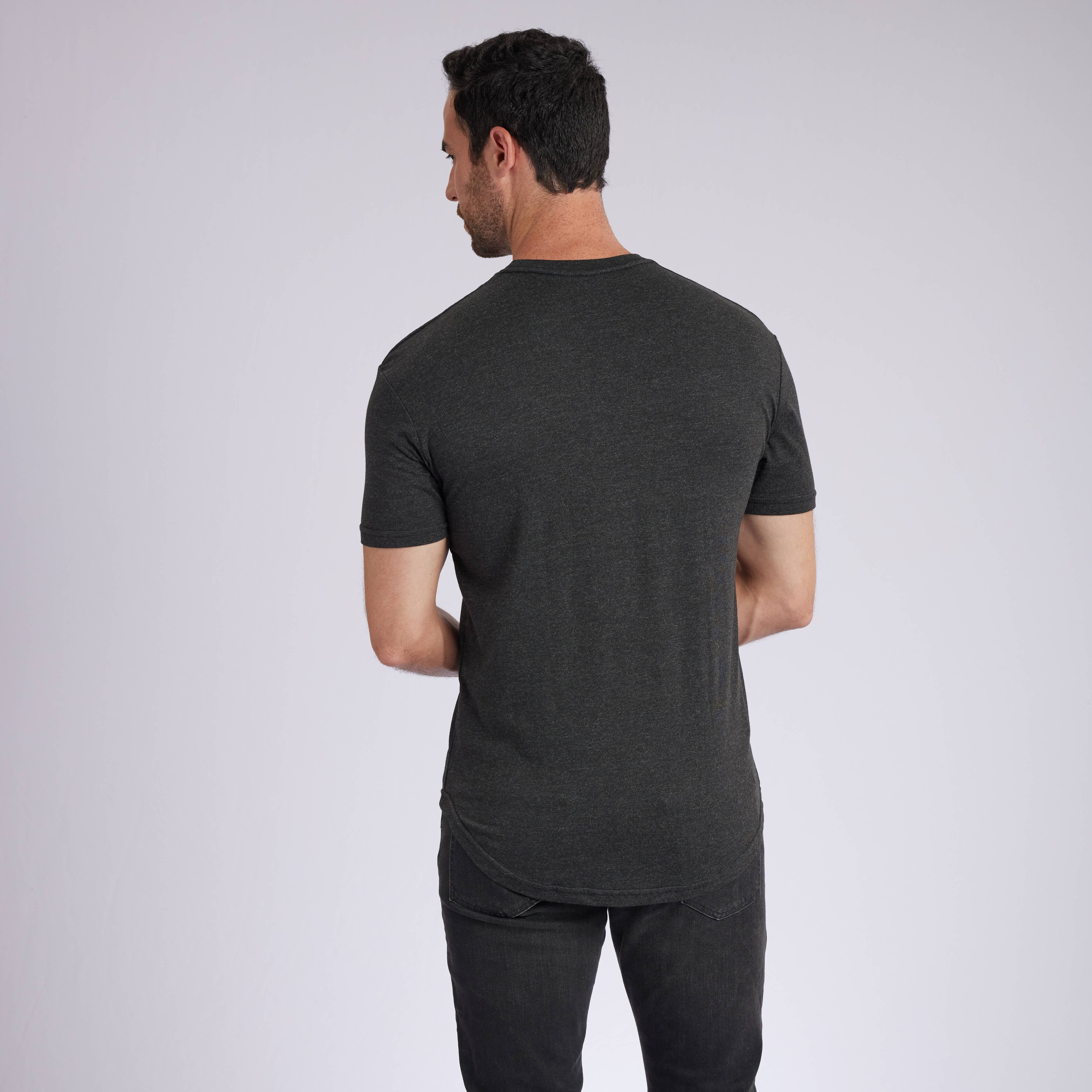 Essential Six Signature Curve Hem Crew Neck Tees 6-Pack