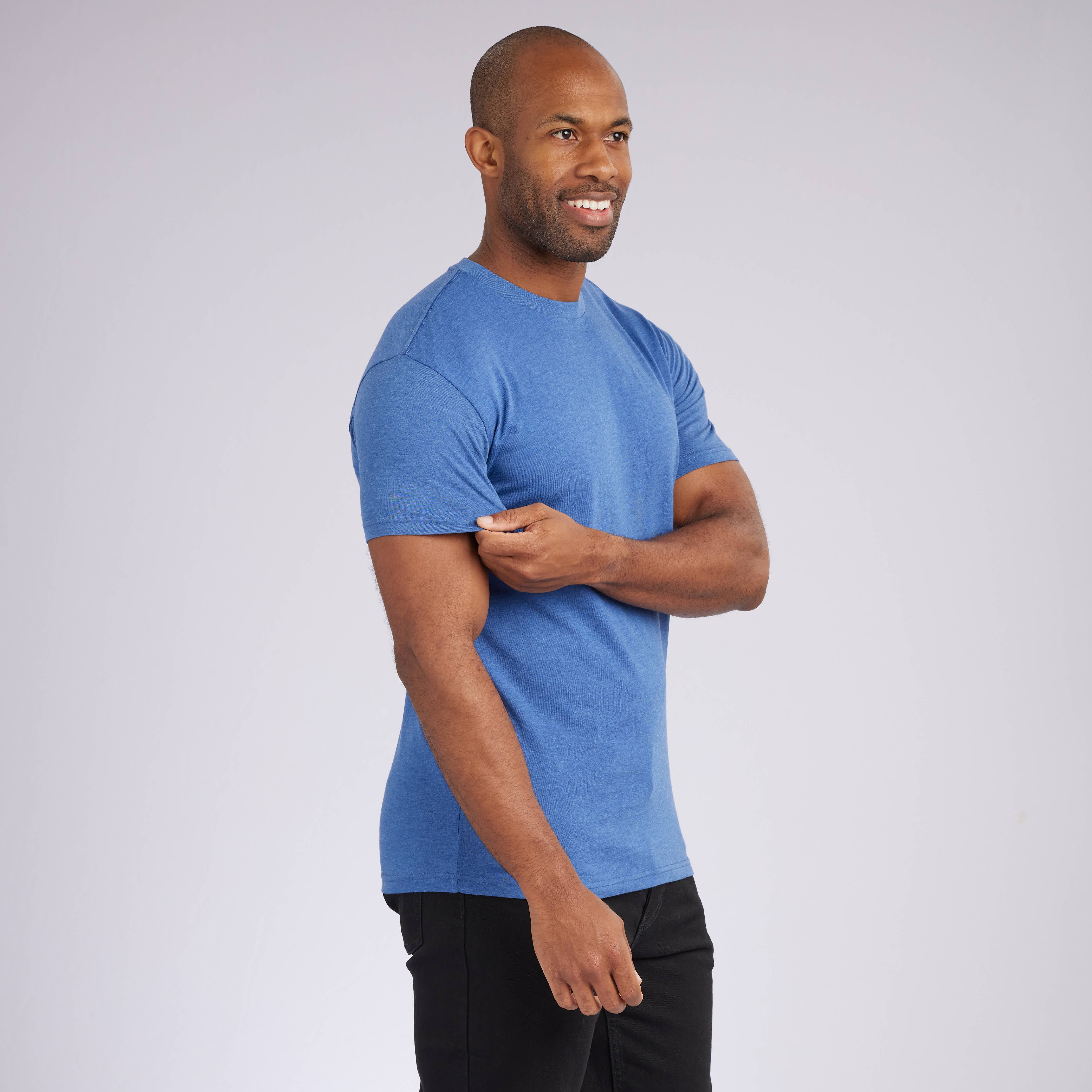 Shades of Blue Signature Crew Neck Tees 6-Pack