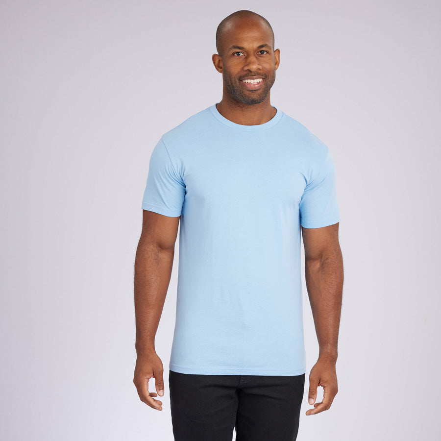 Ice Blue Premium Crew Neck Tee