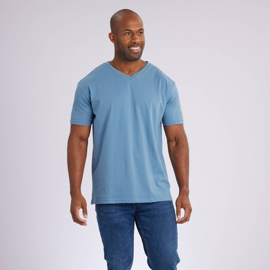 Indigo Signature V-Neck Tee