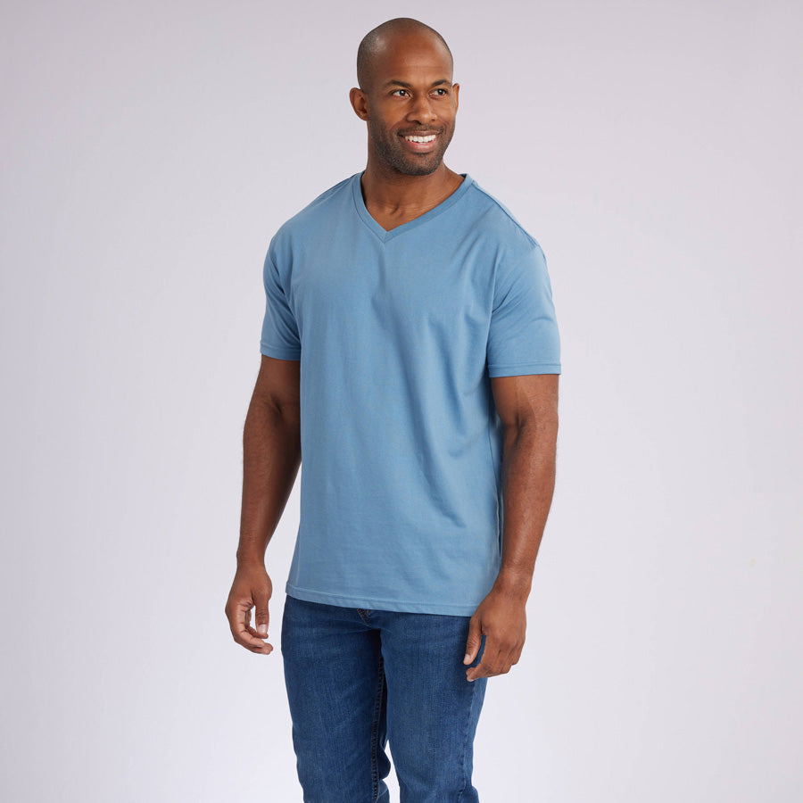 Indigo Signature V-Neck Tee