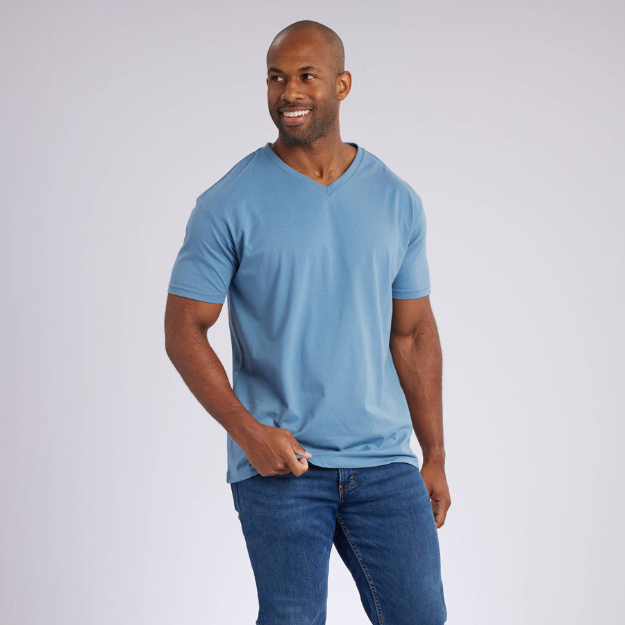 Indigo Signature V-Neck Tee