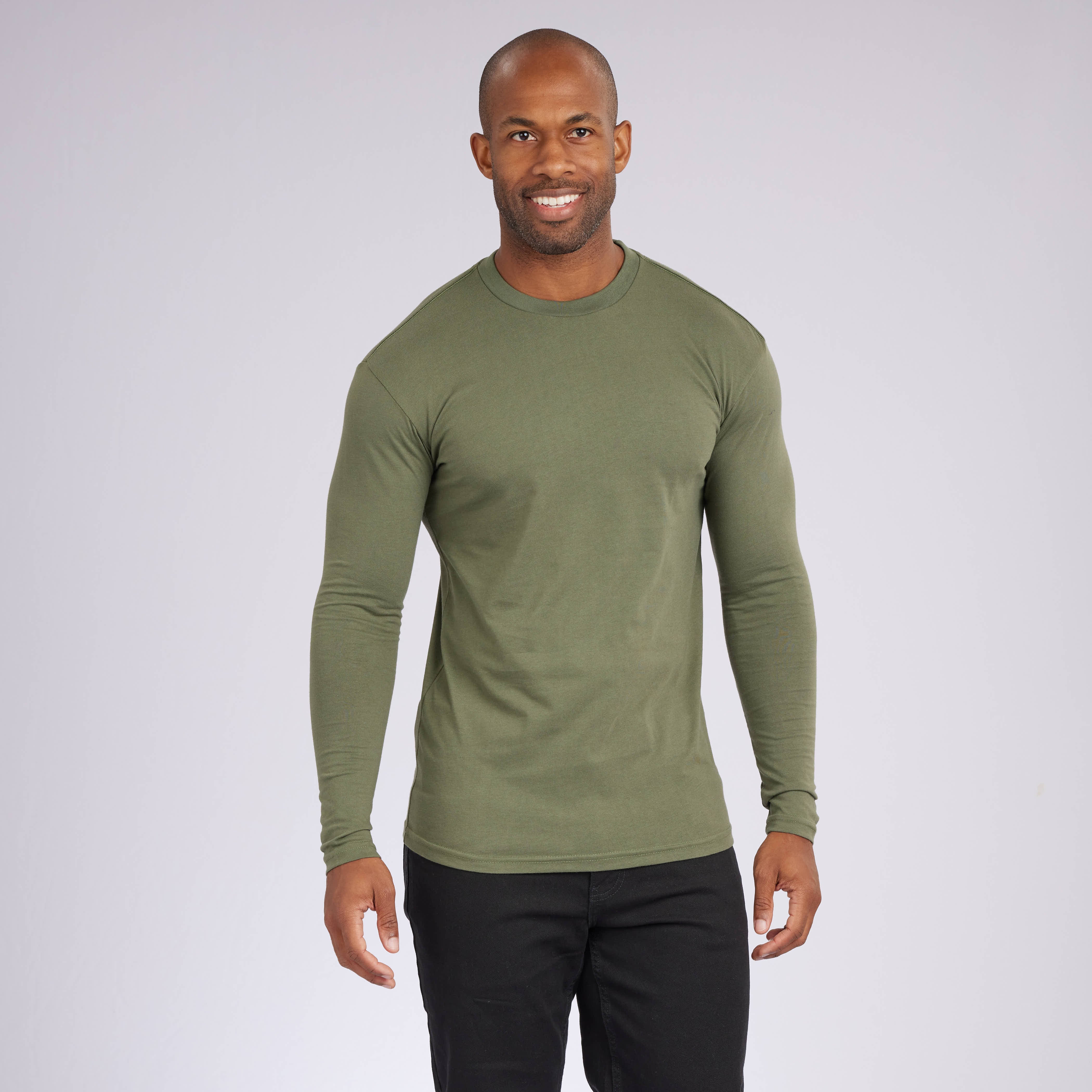 Essential Six Signature Long Sleeves Crew Neck Tees 6-Pack