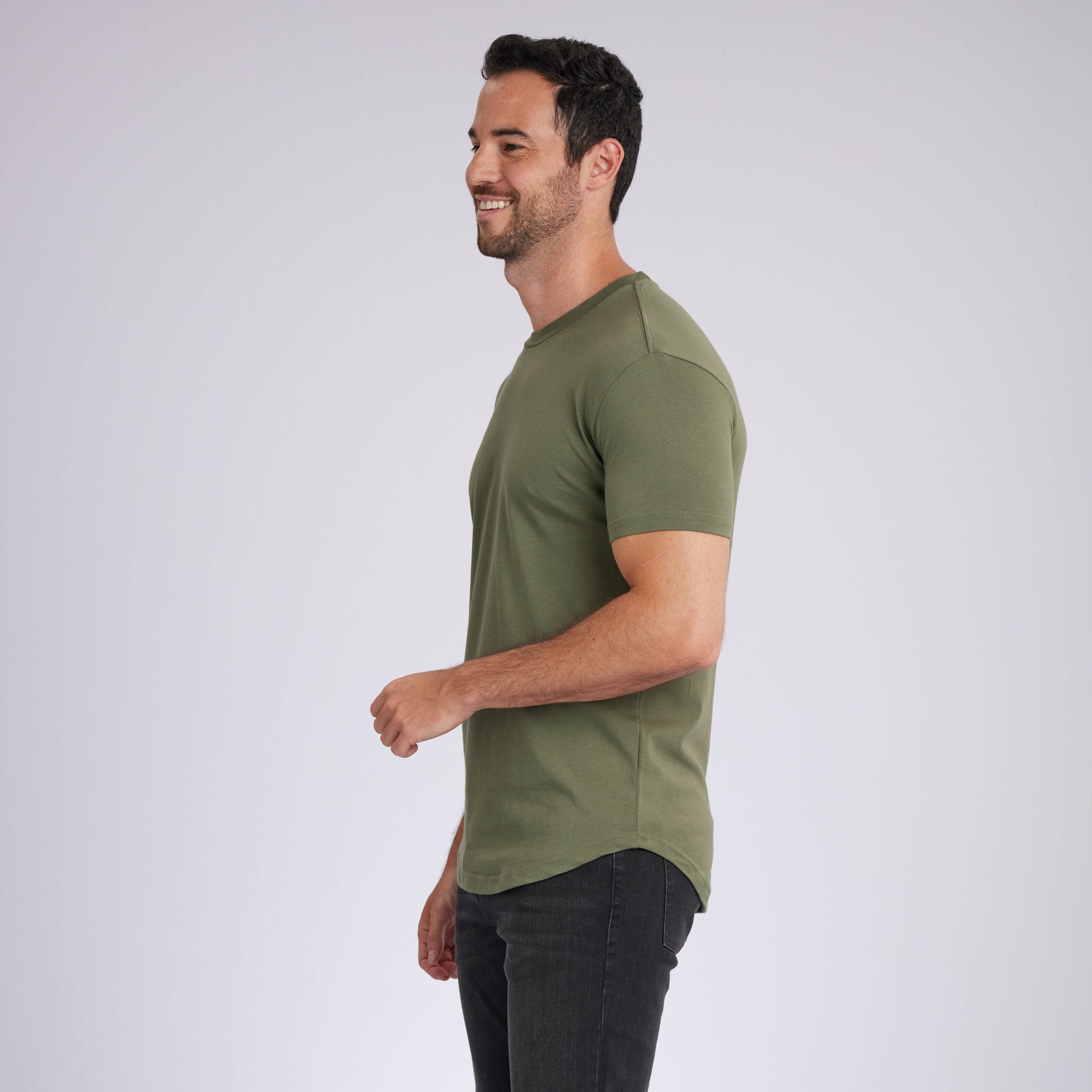 Everyday Signature Curve Hem Crew Neck Tees 6-Pack