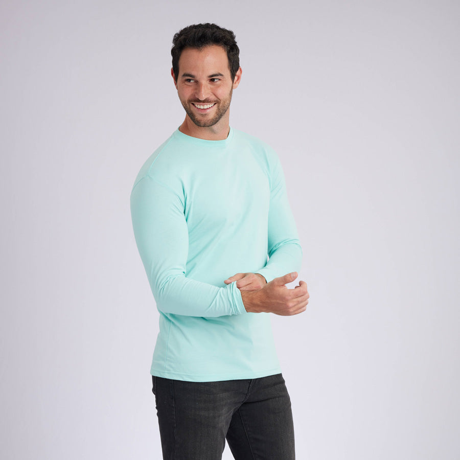 Mint Signature Long Sleeves Crew Neck Tee