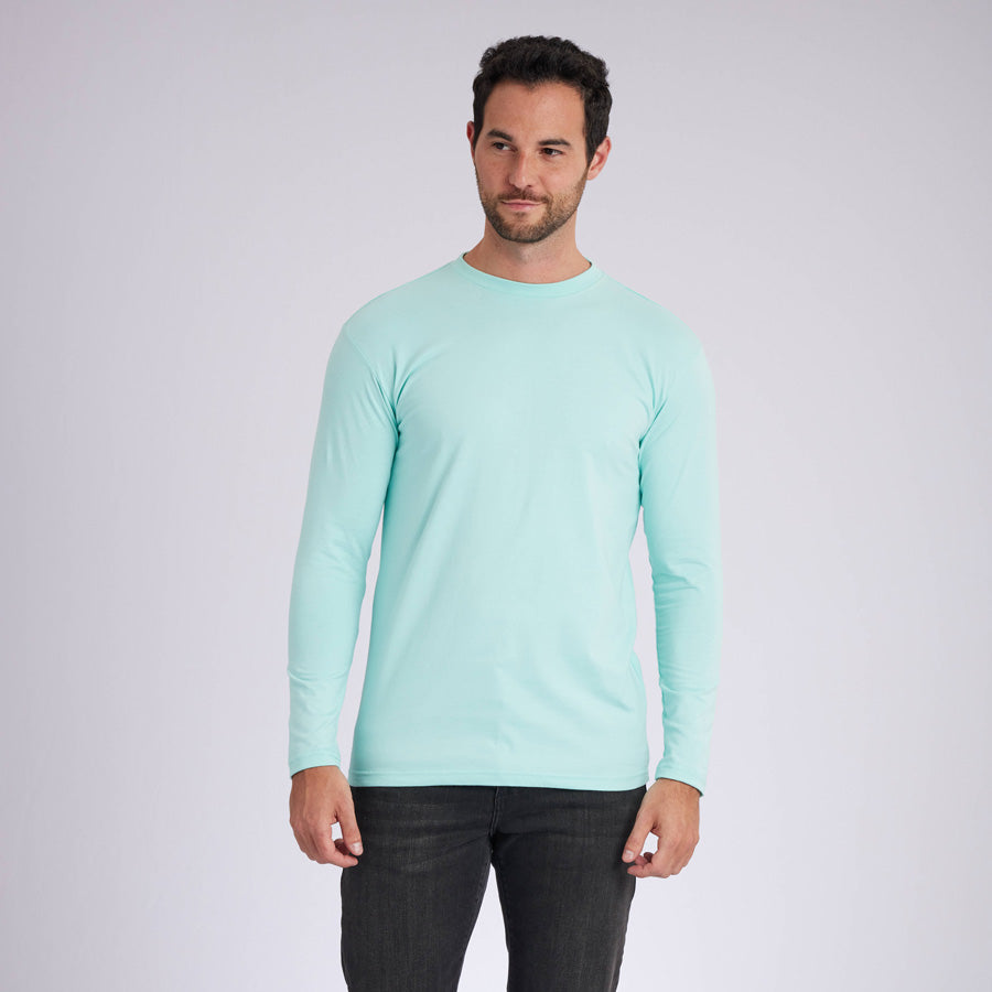 Mint Signature Long Sleeves Crew Neck Tee