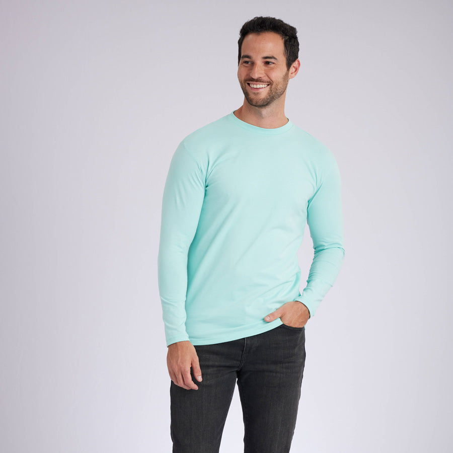 Mint Signature Long Sleeves Crew Neck Tee