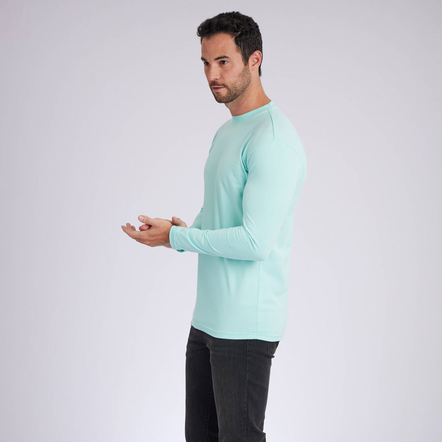 Mint Signature Long Sleeves Crew Neck Tee