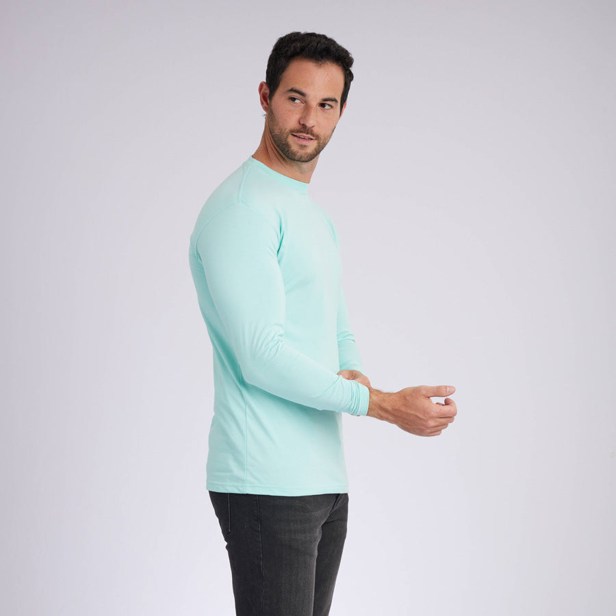 Mint Signature Long Sleeves Crew Neck Tee