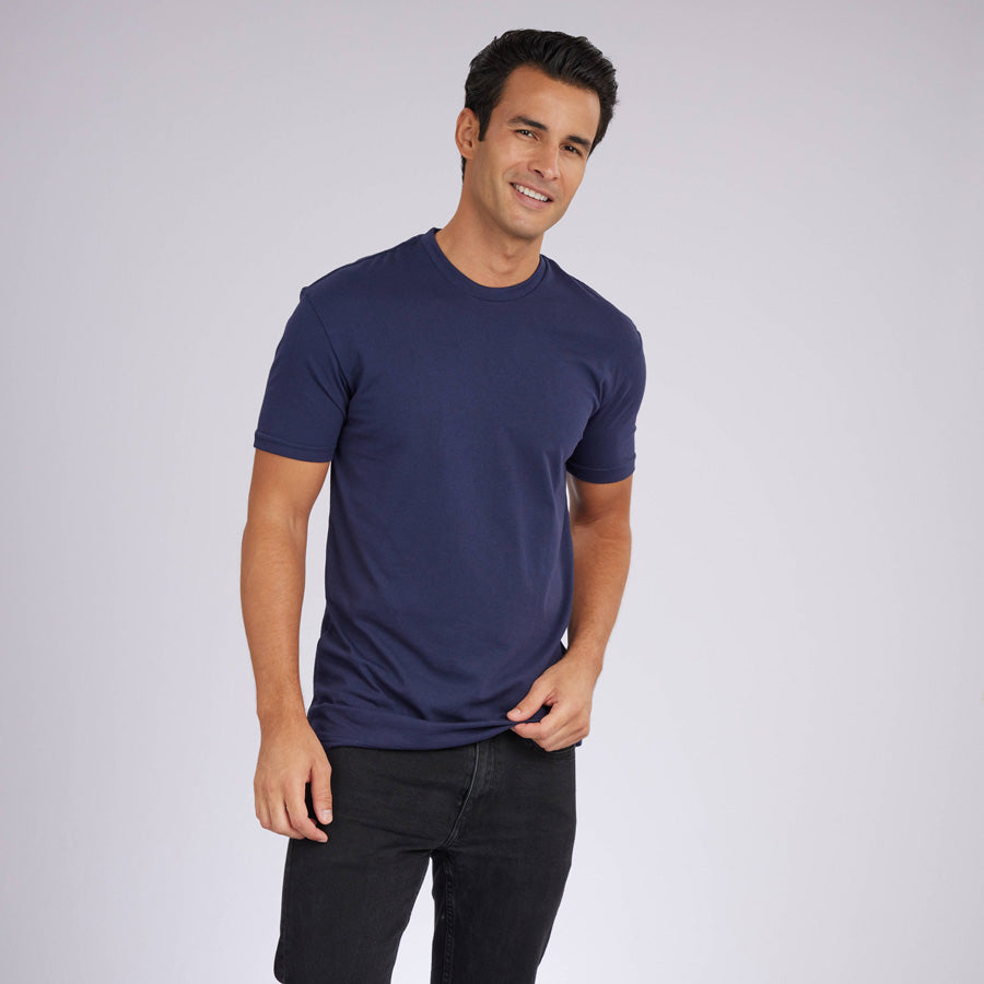 Navy Signature Crew Neck Tee