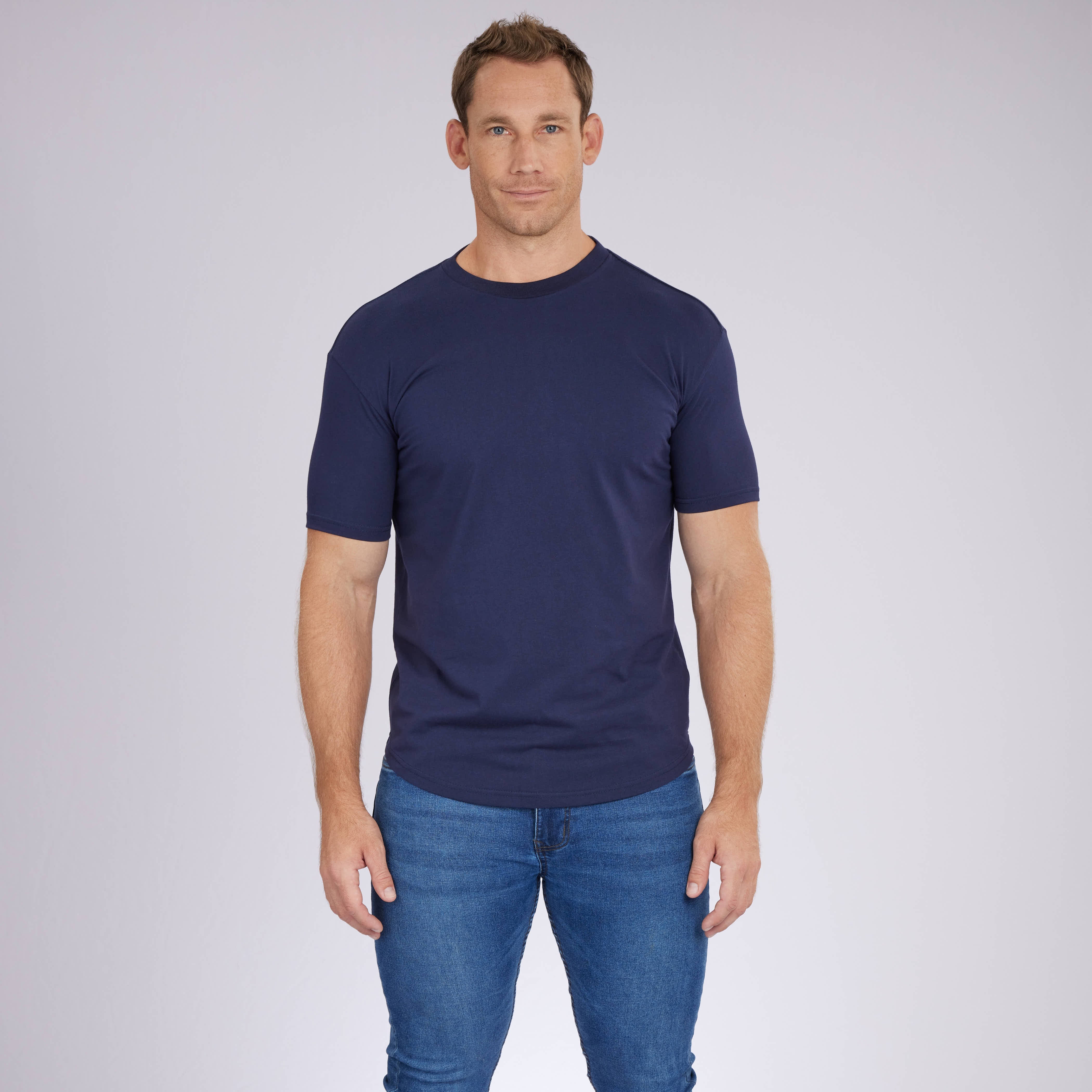 Everyday Signature Curve Hem Crew Neck Tees 10-Pack