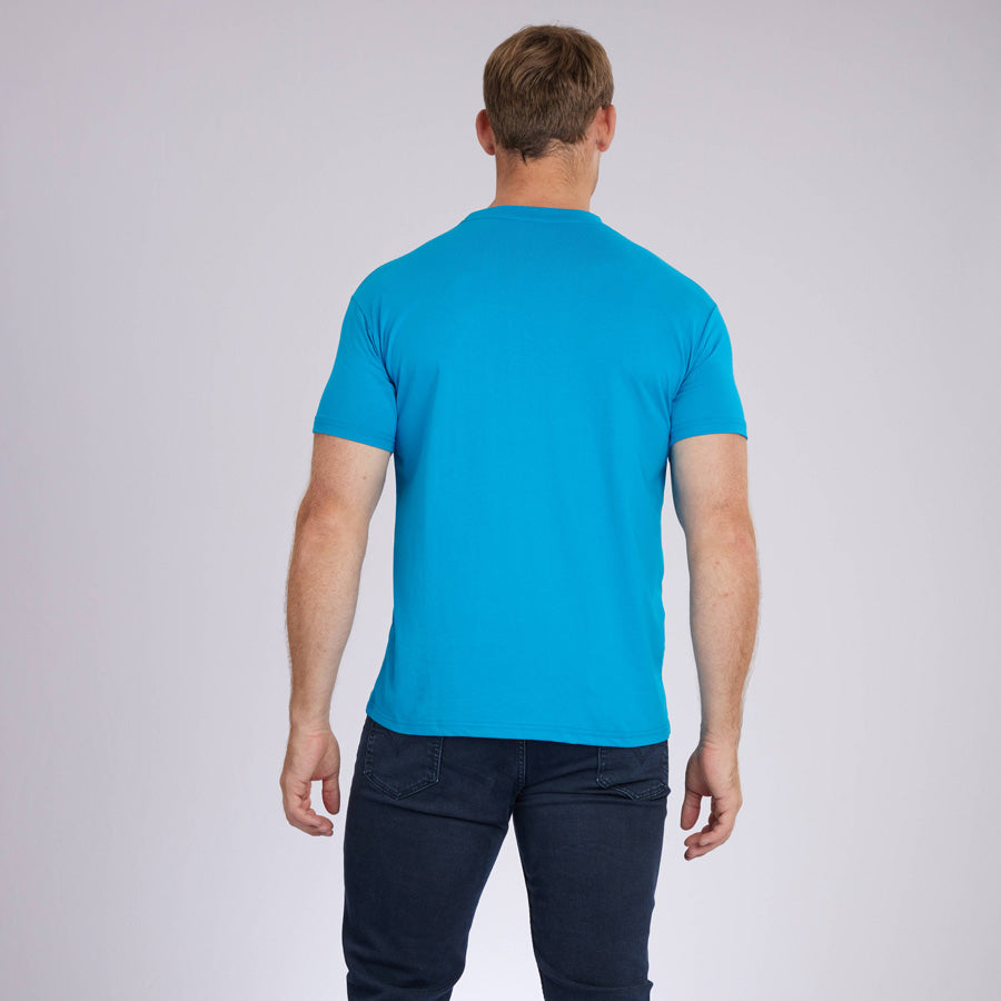 Ocean Blue Signature Crew Neck Tee