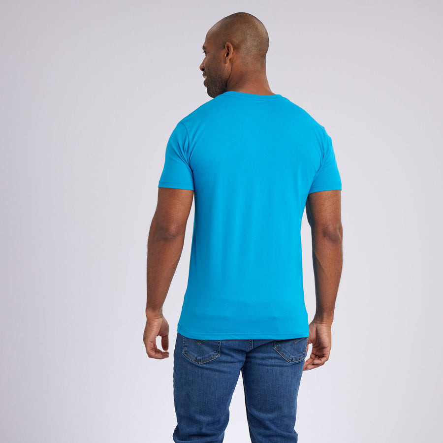 Ocean Blue Signature V-Neck Tee