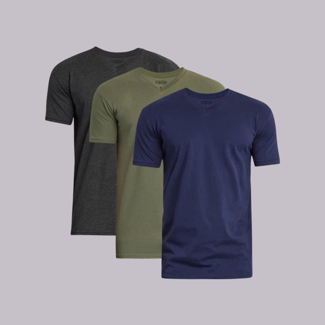 Cool Shades Signature V-Neck Tees 3-Pack