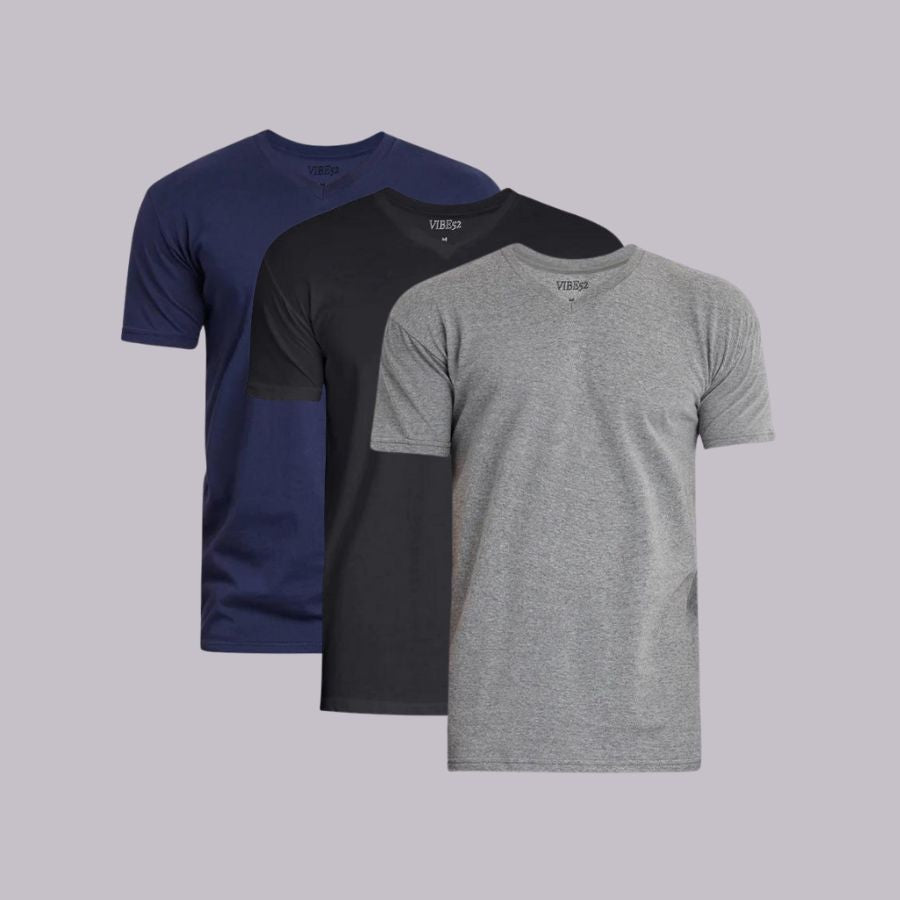 Urban Neutrals Signature V-Neck Tees 3-Pack