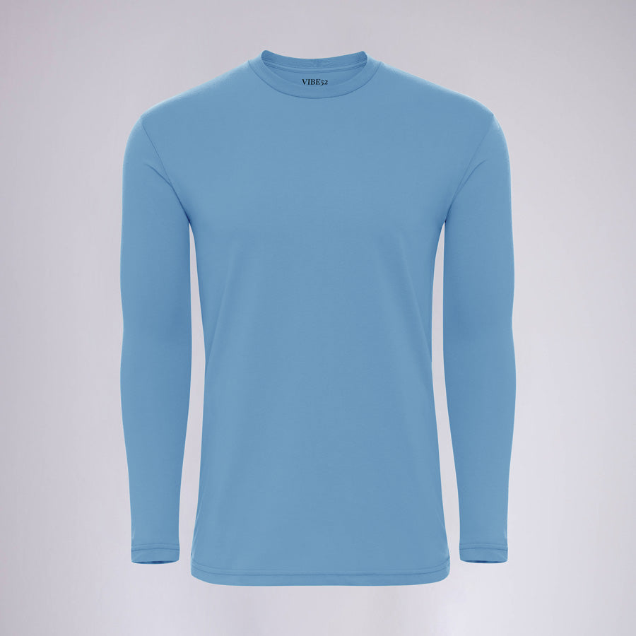 Indigo Signature Long Sleeves Crew Neck Tee