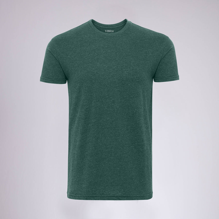 Heather Olive Signature Crew Neck Tee