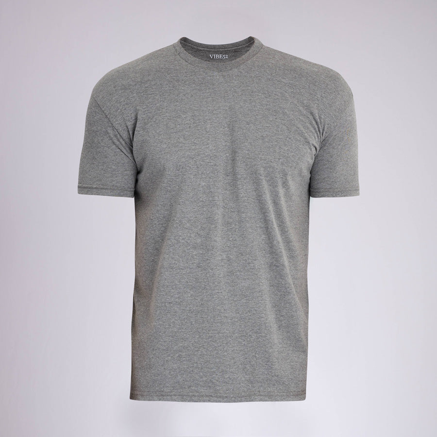 Heather Grey Signature Crew Neck Tee