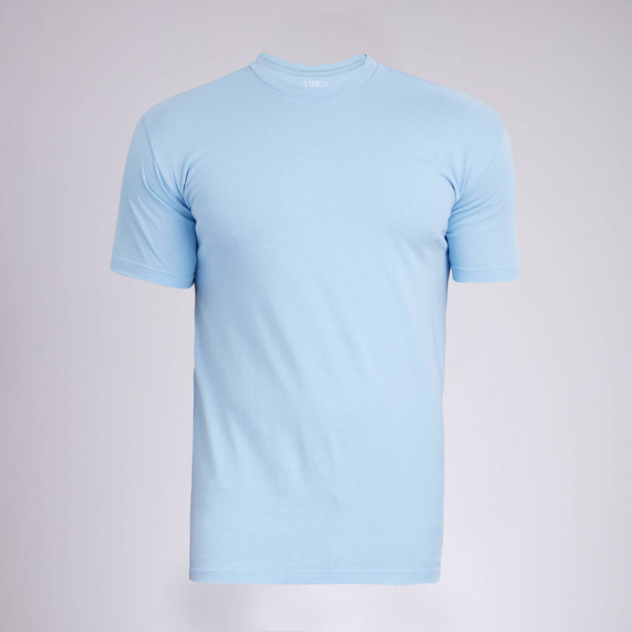 Ice Blue Signature Crew Neck Tee